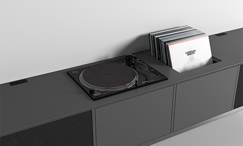 We have designed a special <br>pond for your Technics turntable</br>